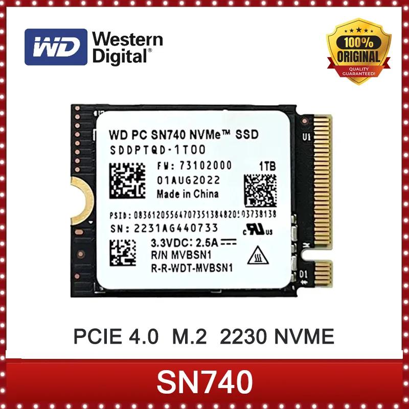 Western Digital-WD SN740 2TB 1TB 512GB M.2 SSD 2230 NVMe PCIe Gen 4x4 SSD ũμƮ ǽ Ͻ ǽ Ʈ 3,  ũ